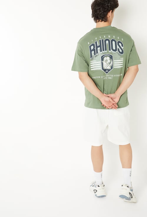 Men Printed Sports T-shirt