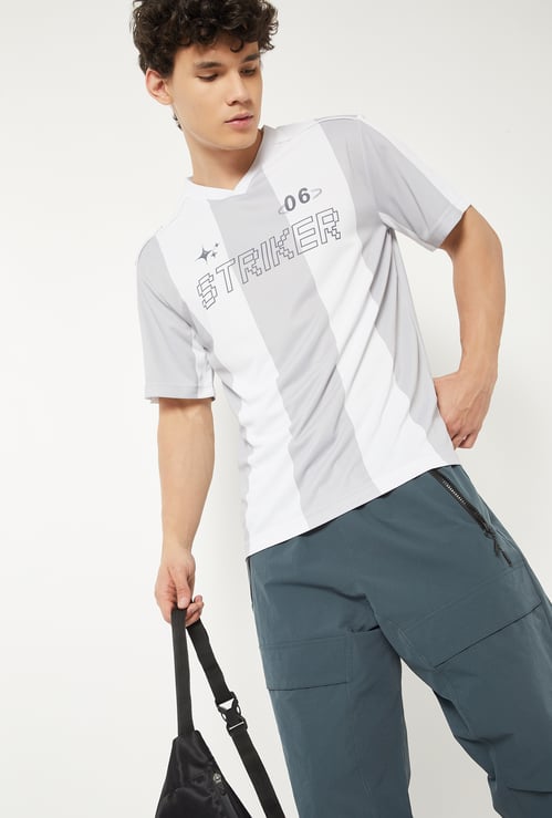 Men Printed Sports T-shirt