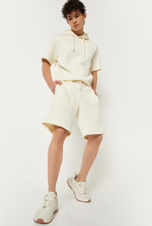 Men Ribbed Sports Shorts