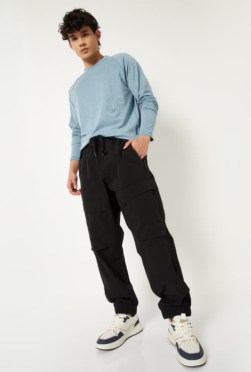 Men Solid Athleisure Joggers