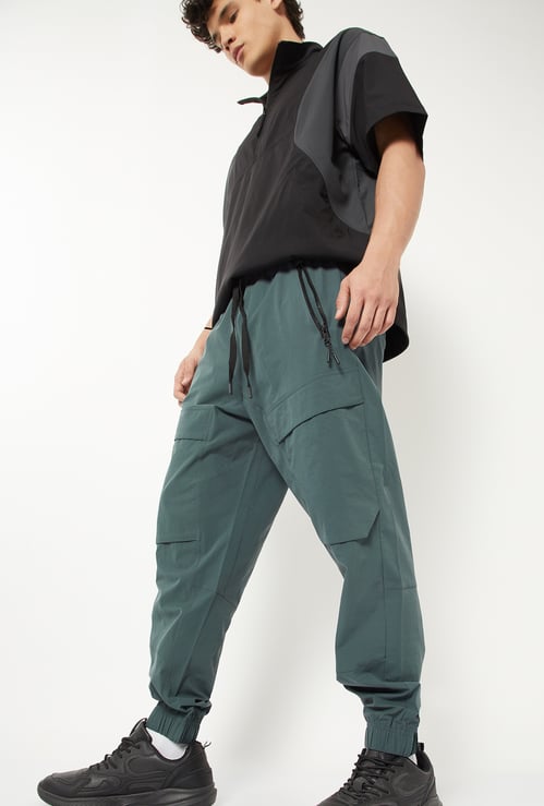 Men Solid Athleisure Joggers