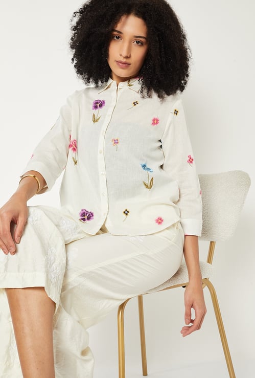Women Embroidered Shirt