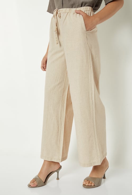 Women Solid Loose Fit Trousers