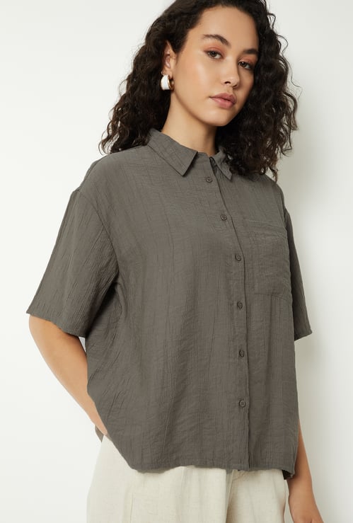 Women Textured Shirt