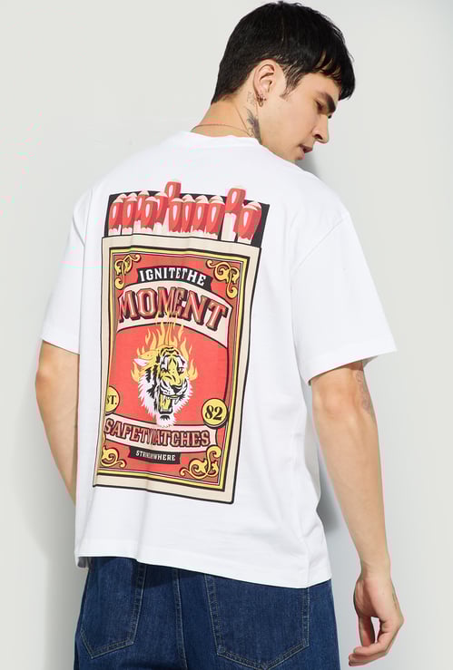 URB_N Men Printed Oversized T-shirt