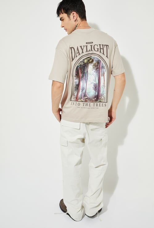 URB_N Men Printed Oversized T-shirt