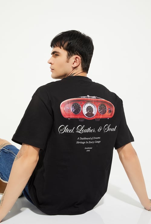 URB_N Men Printed Oversized T-shirt