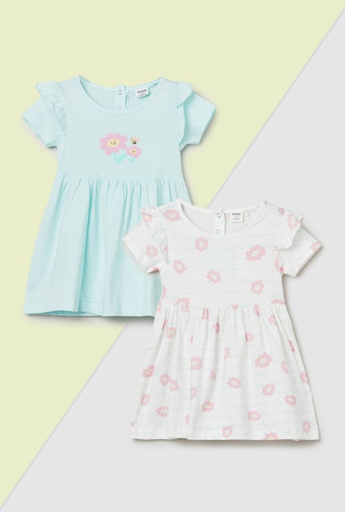 Girls Assorted Dress - Pack of 2