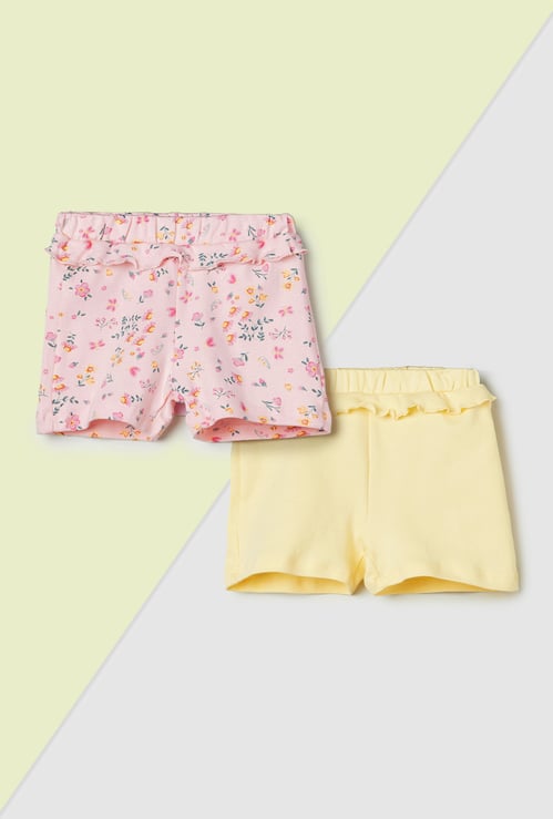 Girls Assorted Shorts - Pack of 2