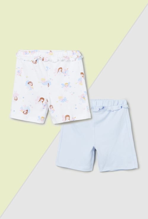Girls Assorted Shorts - Pack of 2