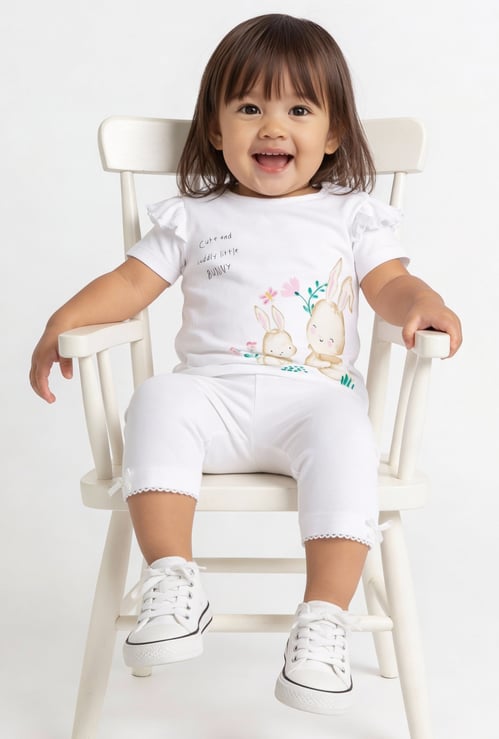 Girls Printed Top - Pack of 2