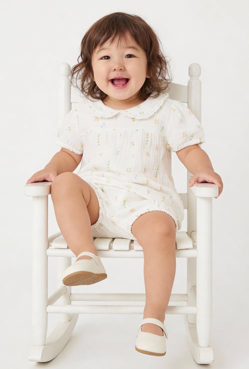 Girls Printed Shorts Set