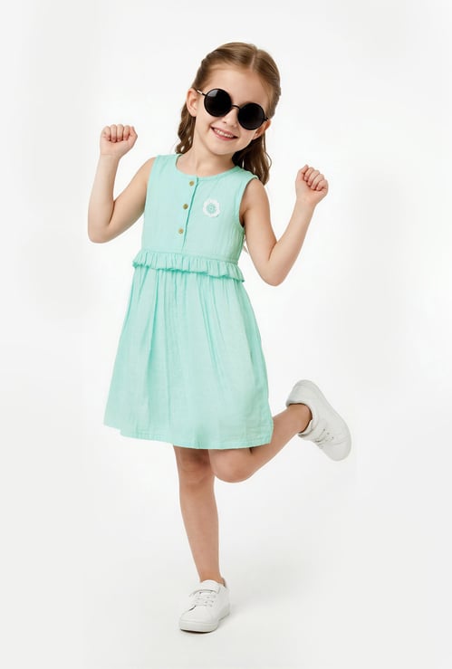 Girls Woven A-line Dress