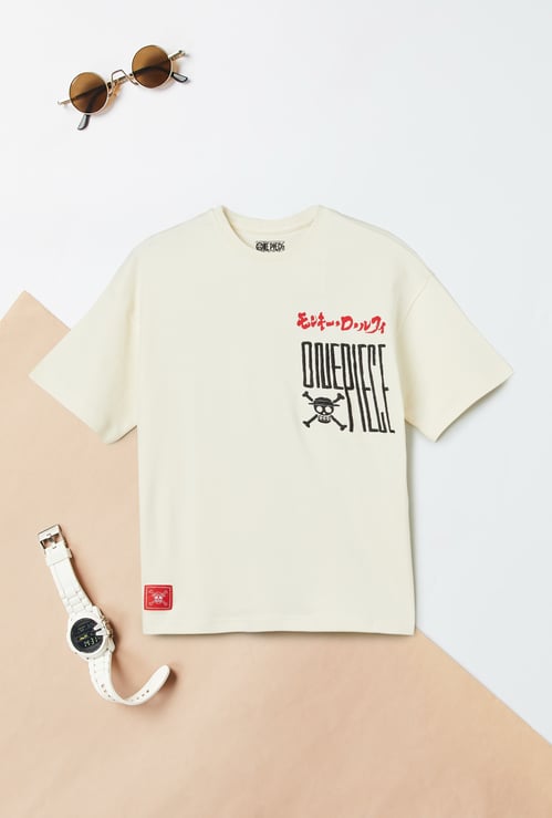 Boys One Piece Print Oversized T-shirt