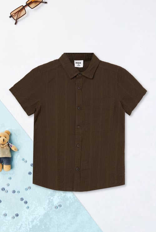 Boys Seersucker Shirt