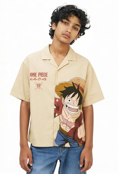 Boys One Piece Print Shirt