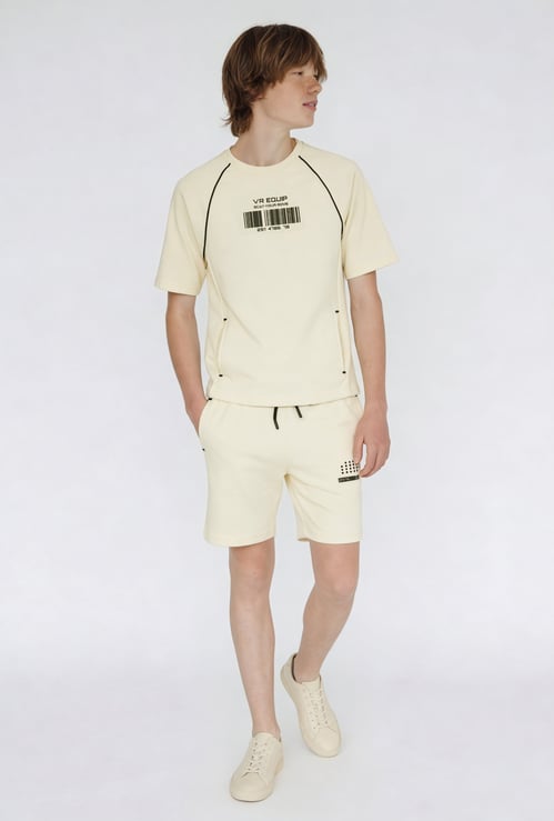 Boys Printed Shorts Set