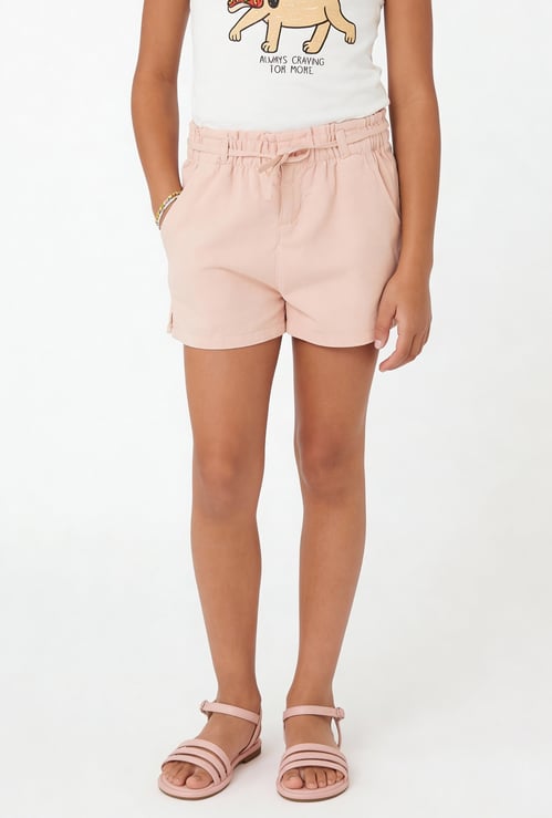 Girls Solid Shorts