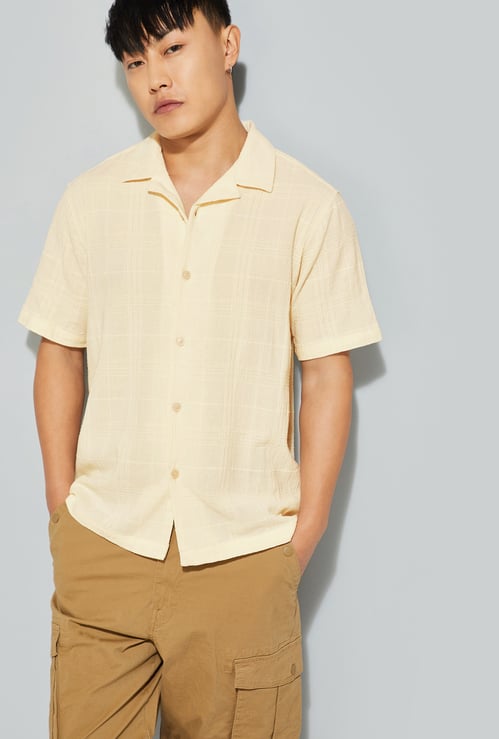 URB_N Men Checked Regular Fit Shirt