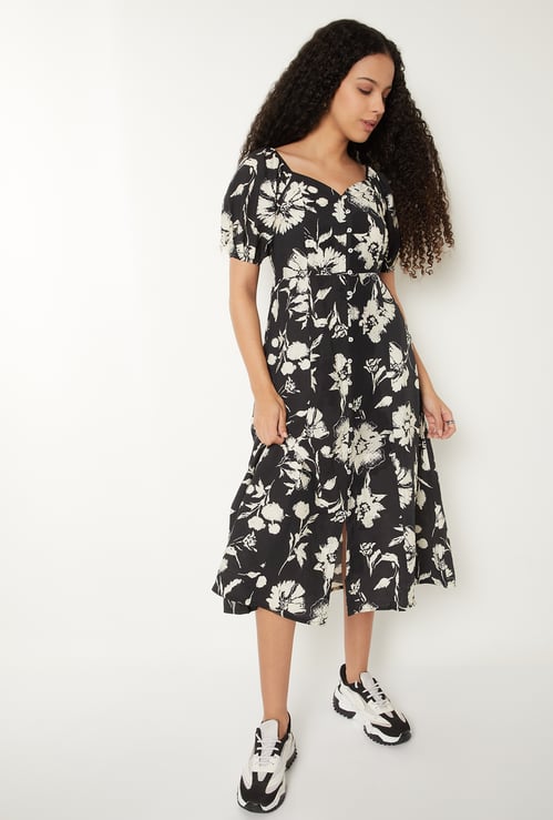 Kalki x Max Women Floral Print Midi Dress