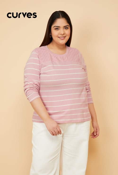 Women Striped T-shirt