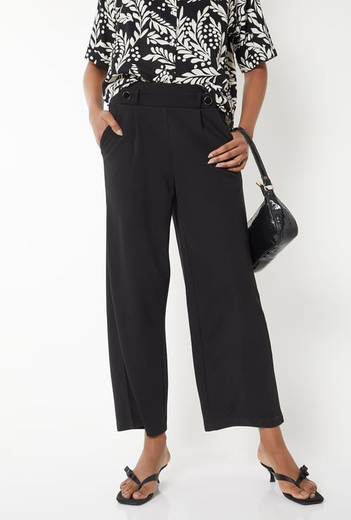 Women Solid Trousers