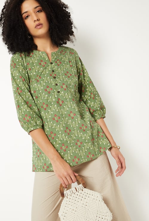 Women Printed Straight Kurti