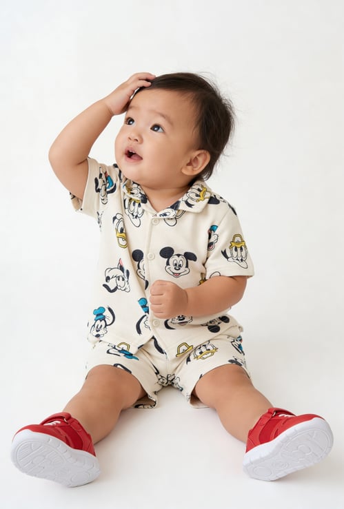 Boys Mickey & Friends Printed Shorts Set