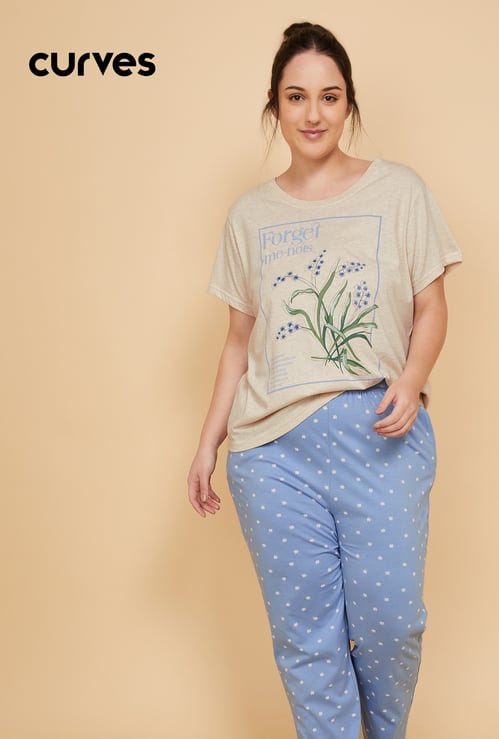 Women Printed PJ Set