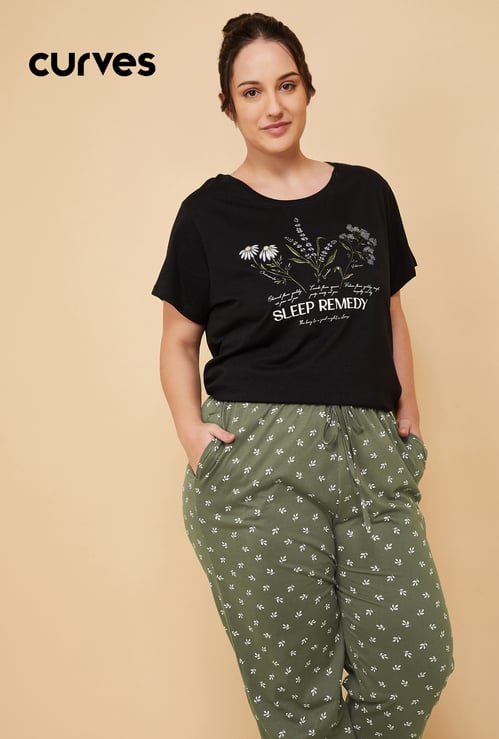 Women Printed PJ Set