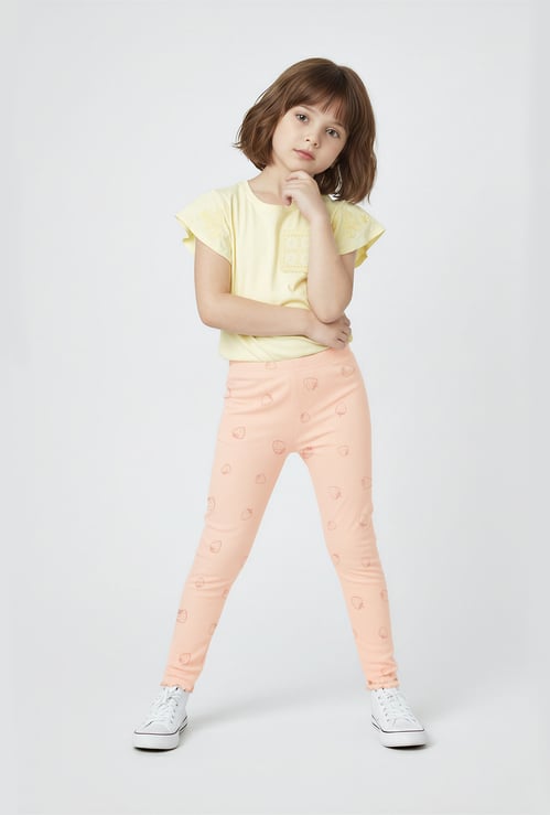 Girls Printed Leggings