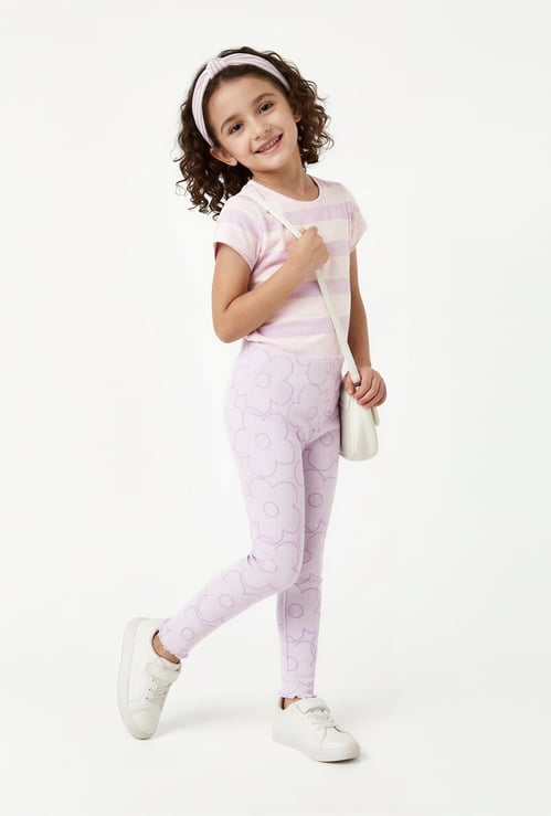 Girls Printed Leggings