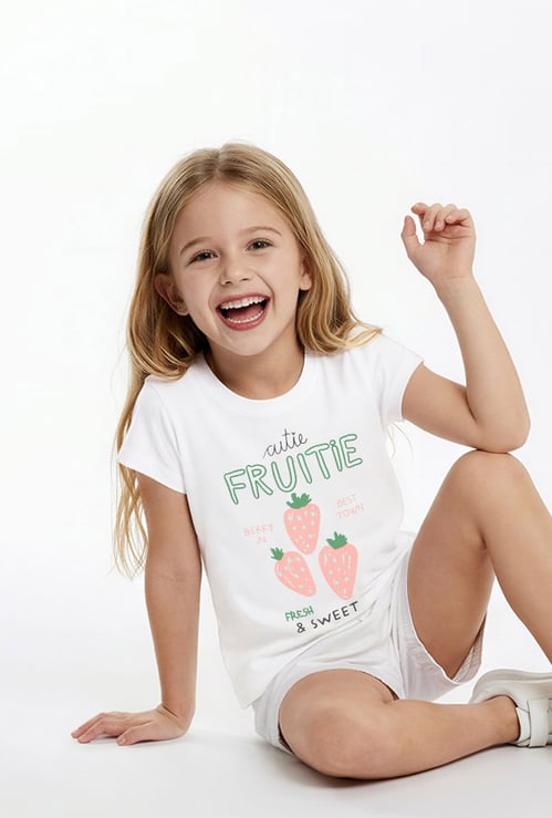 Girls Printed T-shirt