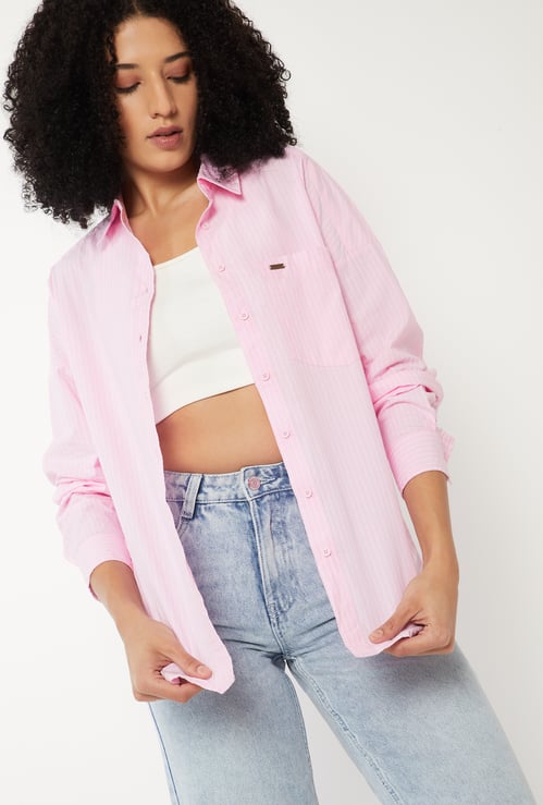 Women Striped Regular Fit Shirt