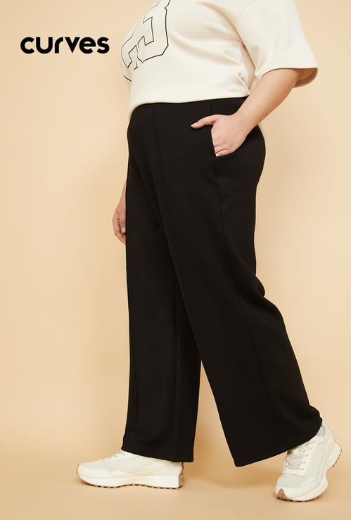 Women Wide Sports Track Pants