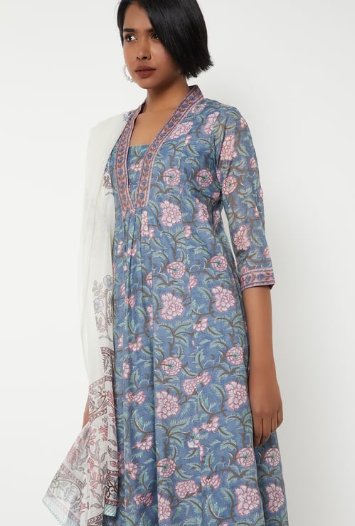 Women Floral Print Kurta Set