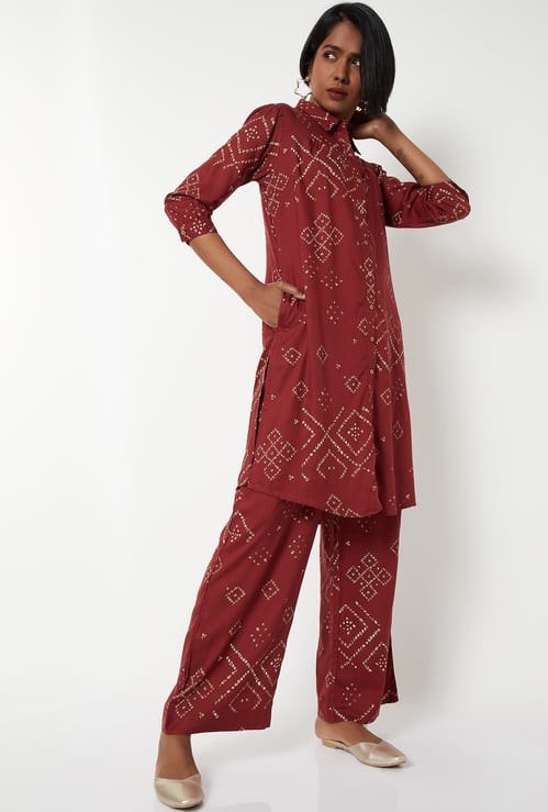 Women Printed Straight Kurta Set