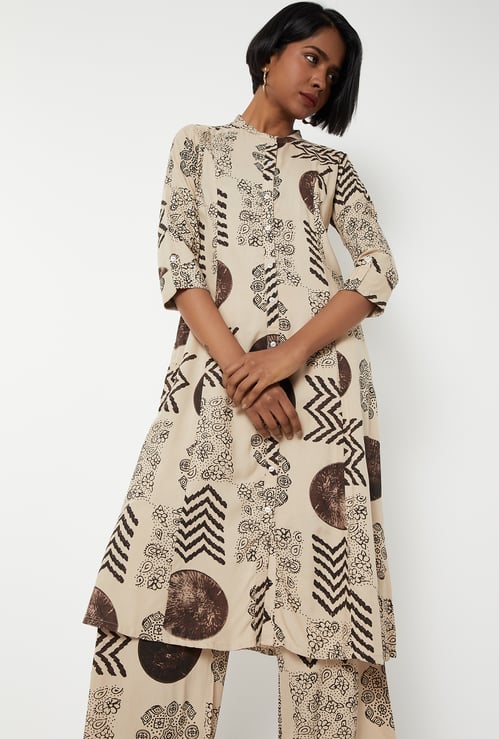 Women Printed Straight Kurta Set