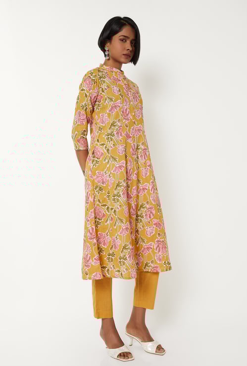 Women Printed A-line Kurta Set