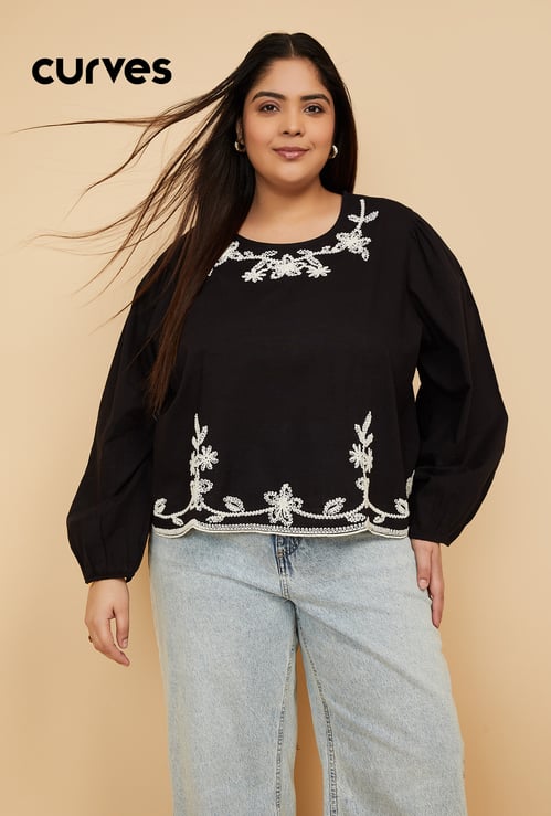 Women Embroidered Top