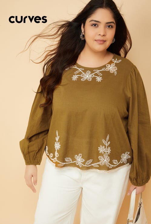 Women Embroidered Top