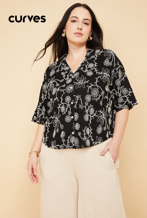 Women Embroidered Shirt