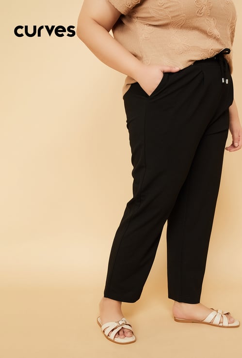 Women Solid Trousers