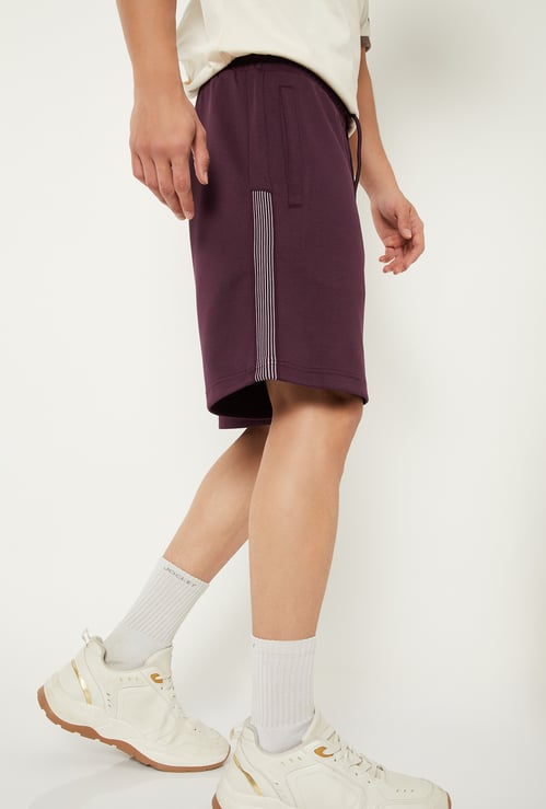 Men Side Stripes Sports Shorts