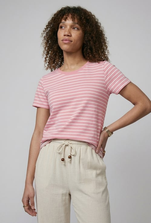 Women Striped T-shirt