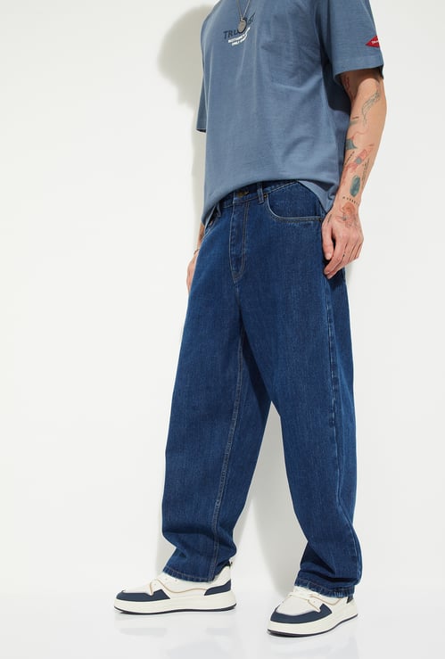 URB_N Men Washed Loose Fit Jeans
