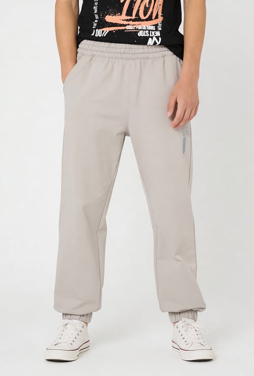 Boys Reflective Print Joggers