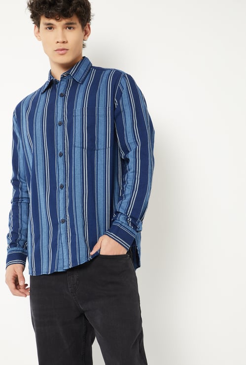 Men Striped Regular Fit Shirt