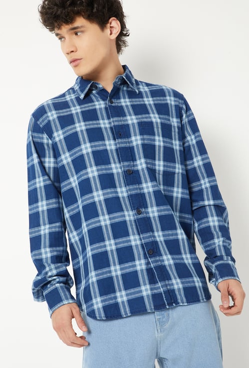 Men Checked Regular Shirt