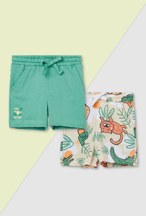 Boys Assorted Shorts - Pack of 2